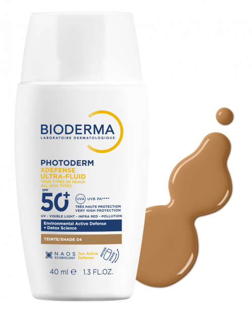 ⁦Photoderm Xdefense Ultra-Fluid SPF50 Tint Shade 04- 40 ml⁩ - الصورة ⁦2⁩