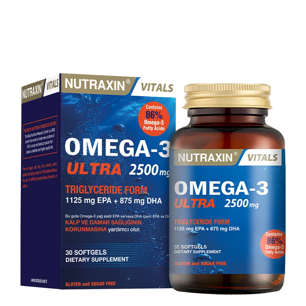 omega-3-ultra-2500-mg Nutraxin Omega-3 Ultra 2500 Mg - الصورة 1